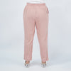Bobson Japanese Ladies Basic Non-Denim Drawstring Pants 156244 (Peach)