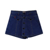 Bobson Japanese Ladies Basic Denim Skorts 176861 (Light Shade)