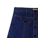 Bobson Japanese Ladies Basic Denim Skorts 176861 (Light Shade)