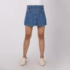 Bobson Japanese Ladies Basic Denim Skorts 176861 (Light Shade)