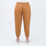 Bobson Japanese Ladies Basic Non-Denim Jogger Pants 172922-U (Khaki)