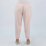 Bobson Japanese Ladies Basic Non-Denim Jogger Pants 172922-U (Pink)