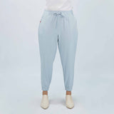 Bobson Japanese Ladies Basic Non-Denim Jogger Pants 172922-U (Sky Blue)