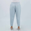 Bobson Japanese Ladies Basic Non-Denim Jogger Pants 172922-U (Sky Blue)