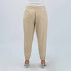 Bobson Japanese Ladies Basic Non-Denim Jogger Pants 172922-U (Tan)