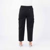 Bobson Japanese Ladies Basic Non-Denim Cargo Pants 171630-U (Black)