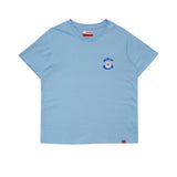 Bobson Japanese Ladies Basic Tees Boxy Fit 158142-U (Chambray Blue)