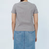 Bobson Japanese Ladies Basic Tees Boxy Fit 158142-U (Gray)