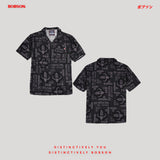 Bobson Japanese Men's Basic Woven Shirt Comfort Fit 158534 (Black)