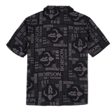 Bobson Japanese Men's Basic Woven Shirt Comfort Fit 158534 (Black)