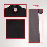 Bobson Japanese Men's Basic Collared Shirt Regular Fit 158476 (Black)