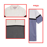 Bobson Japanese Men's Basic Collared Shirt Regular Fit 183514 (Cream)