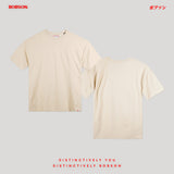 Bobson Japanese Men's Basic Tees Boxy Fit 188820 (Beige)