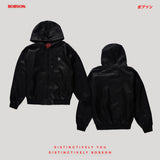 Bobson Japanese Men's Basic Jacket Oversized Fitting 177975 (Black)
