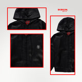 Bobson Japanese Men's Basic Jacket Oversized Fitting 177975 (Black)