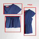 Bobson Japanese Ladies Basic Tees Boxy Fit 159302-U (Old Rose)