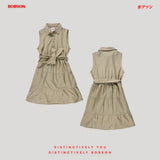 Bobson Japanese Ladies Basic Dress Regular Fit 156511 (Green)