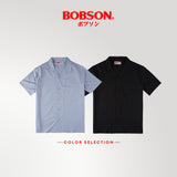 Bobson Japanese Men's Basic Woven Shirt Comfort Fit 177663-U (Black)