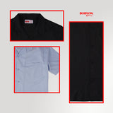 Bobson Japanese Men's Basic Woven Shirt Comfort Fit 177663-U (Heather)