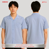 Bobson Japanese Men's Basic Woven Shirt Comfort Fit 177663-U (Heather)