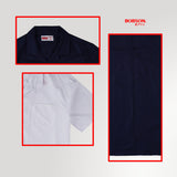 Bobson Japanese Men's Basic Woven Shirt Comfort Fit 177650-U (Navy)
