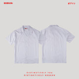 Bobson Japanese Men's Basic Woven Shirt Comfort Fit 177650-U (White)