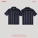 Bobson Japanese Men's Basic Woven Shirt Comfort Fit 168651 (Navy)
