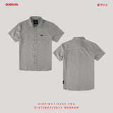 Bobson Japanese Men's Basic Woven Shirt Slim Fit 169056 (Pigeon)