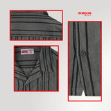 Bobson Japanese Men's Basic Woven Shirt Comfort Fit 168639 (Gray)