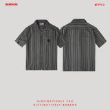 Bobson Japanese Men's Basic Woven Shirt Comfort Fit 168639 (Gray)