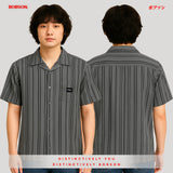 Bobson Japanese Men's Basic Woven Shirt Comfort Fit 168639 (Gray)
