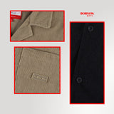 Bobson Japanese Men's Basic Woven Shirt Comfort Fit 158554 (Black)