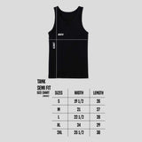 Bobson Japanese Men's Basic Tank Top Slim Fit 186033 (Black)