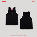 Bobson Japanese Men's Basic Tank Top Slim Fit 186033 (Black)