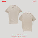 Bobson Japanese Men's Basic Collared Shirt Regular Fit 183549 (Beige)