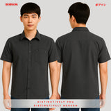 Bobson Japanese Men's Basic Woven Shirt Slim Fit 168847 (Black)