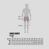 Bobson Japanese Men's Basic Non-Denim Cargo Short Mid Waist 185310-U (Gray)