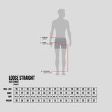 Bobson Japanese Men's Basic Denim Pants Loose Fitting Mid Waist 190147 (Dark Shade)