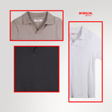 Bobson Japanese Ladies Basic Collared Shirt Regular Fit 185209 (Taupe)