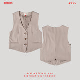 Bobson Japanese Ladies Basic Jacket Regular Fit 189834 (Beige)