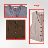 Bobson Japanese Ladies Basic Jacket Regular Fit 189834 (Beige)