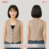 Bobson Japanese Ladies Basic Jacket Regular Fit 189834 (Beige)