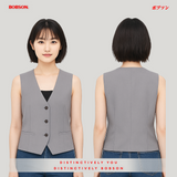 Bobson Japanese Ladies Basic Jacket Regular Fit 189834 (Light Gray)
