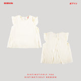 Bobson Japanese Ladies Basic Woven Shirt Boxy Fit 181688 (Yellow)