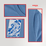 Bobson Japanese Ladies Basic Tees Regular Fit 184090 (Blue Glow)