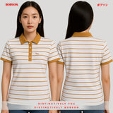 Bobson Japanese Ladies Basic Collared Shirt Regular Fit 165739 (Yellow)