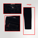 Bobson Japanese Ladies Basic Denim Pants Super Skinny 187826 (Dark Shade)