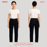 Bobson Japanese Ladies Basic Denim Pants Super Skinny 187826 (Dark Shade)
