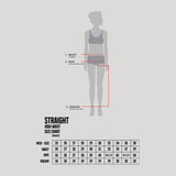 Bobson Japanese Ladies Basic Non-Denim Pants Straight Cut 192325 (Dark Khaki)