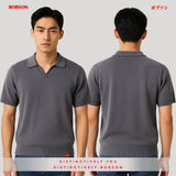 Bobson Japanese Men's Basic Collared Shirt Comfort Fit 187070 (Gray)